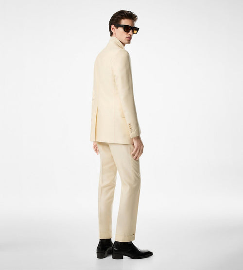 WOOL SILK FAILLE ATTICUS JACKET